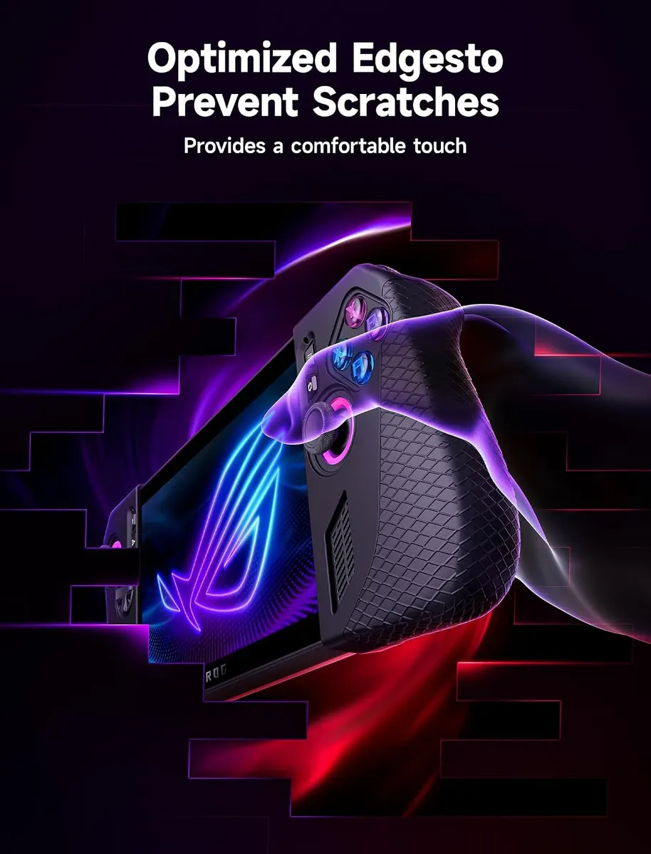 JSAUX Coque de Protection en Silicone Compatible avec ROG Ally X : vue complémentaire 3