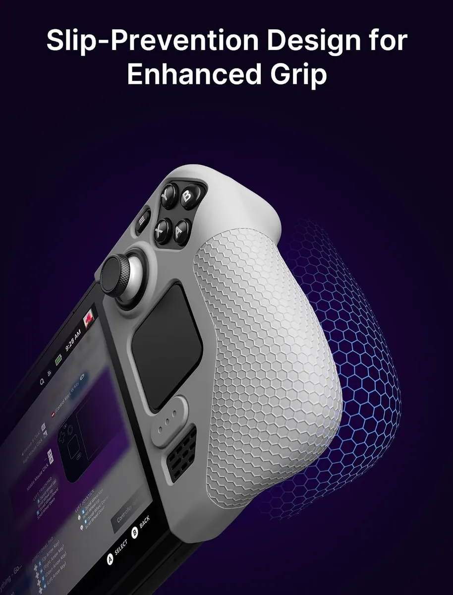 JSAUX Étui de Protection Grip en Silicone Compatible avec Steam Deck : vue complémentaire 2