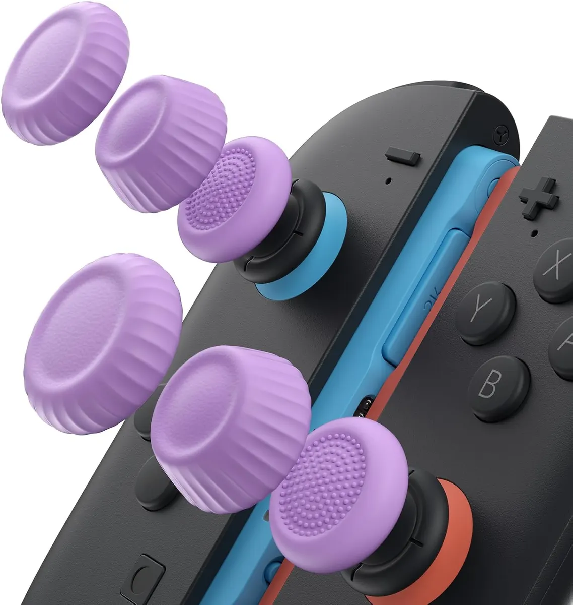 JSAUX grips de pouce pour Nintendo Switch 2, capuchons de joystick antidérapants améliorés, design…