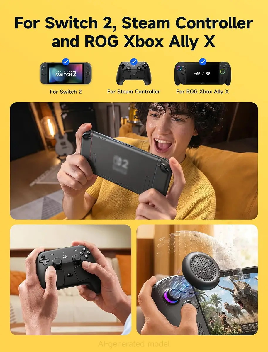 JSAUX grips de pouce pour Nintendo Switch 2 : vue complémentaire 1