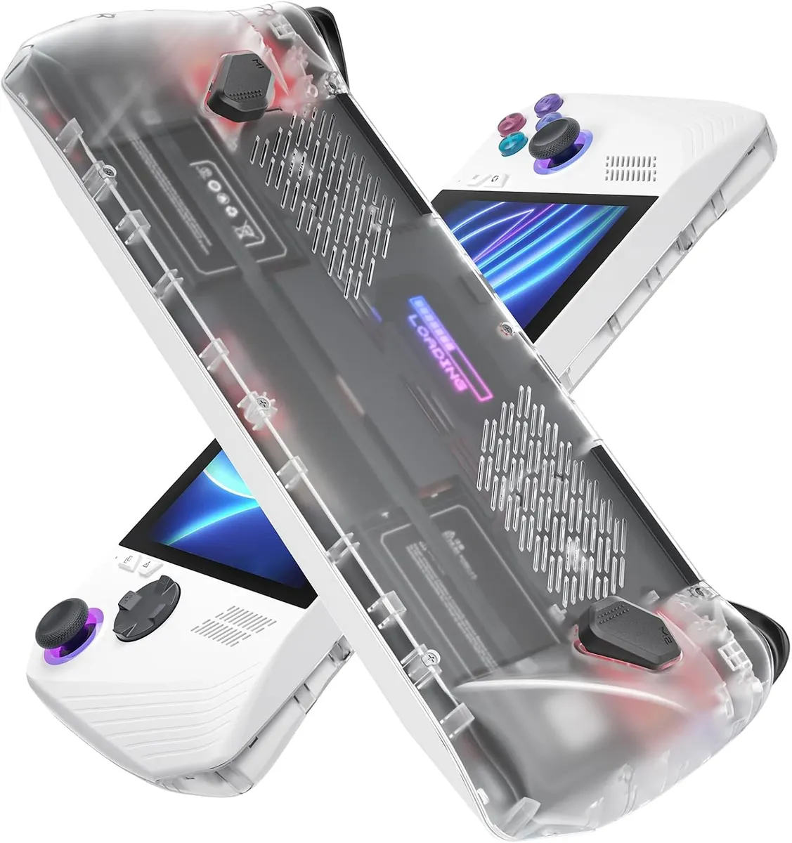 JSAUX Plaque Arrière Transparente pour ROG Ally (Non Compatible avec Le ROG Ally X 2024), Accessoires pour…
