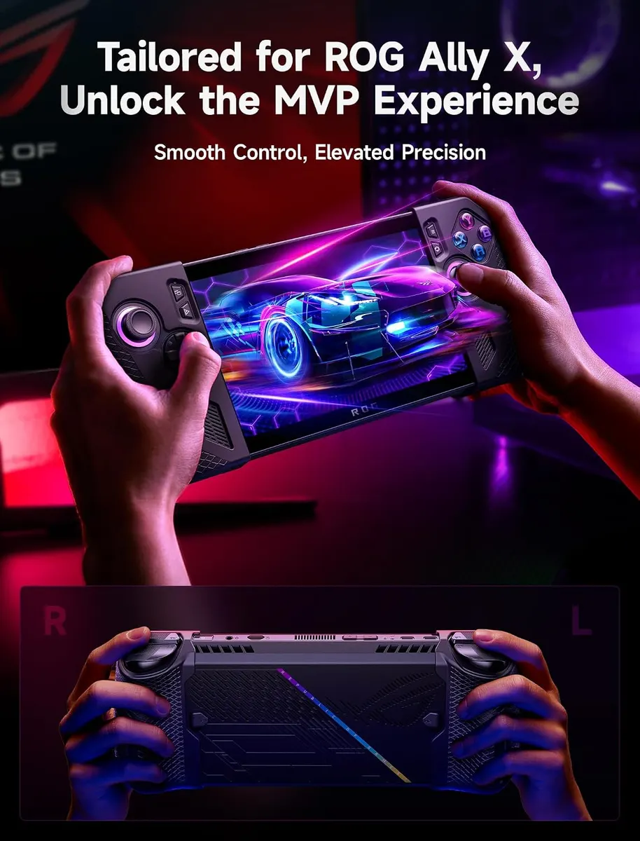 JSAUX Coque de Protection en Silicone Compatible avec ROG Ally X : vue complémentaire 1