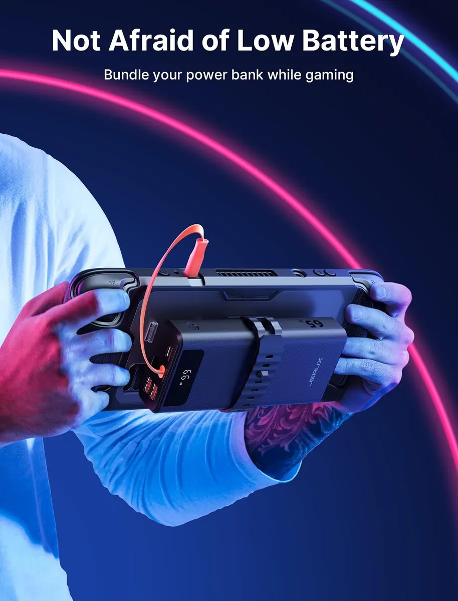 JSAUX ModCase Compatible avec Steam Deck/Steam Deck OLED : vue complémentaire 1